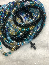 Load image into Gallery viewer, Blue and Turquoise Waist Beads

