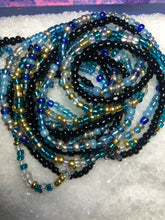 Load image into Gallery viewer, Blue and Turquoise Waist Beads
